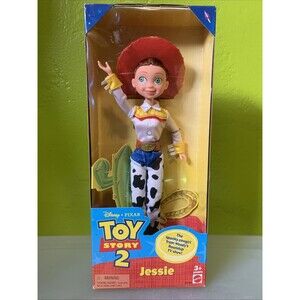 Vintage Disney Pixar 1999 Toy Story 2 Jessie Doll Cowgirl NRFB great condition